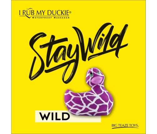 Big Teaze Toys I Rub My Duckie 2.0 Wild Safari Waterproof Massager