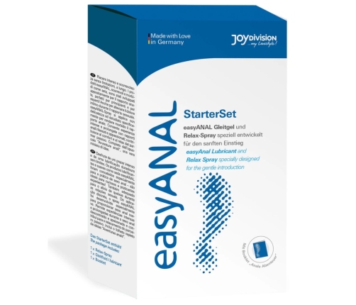 Joydivision - easyANAL Bundle (Gel 80 ml & Spray 30 ml & Booklet)