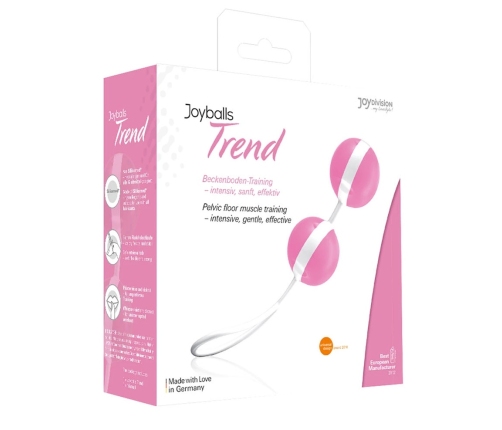 Joydivision Joyballs Trend Duo Pink & White - Innovative Dual Exercise Balls