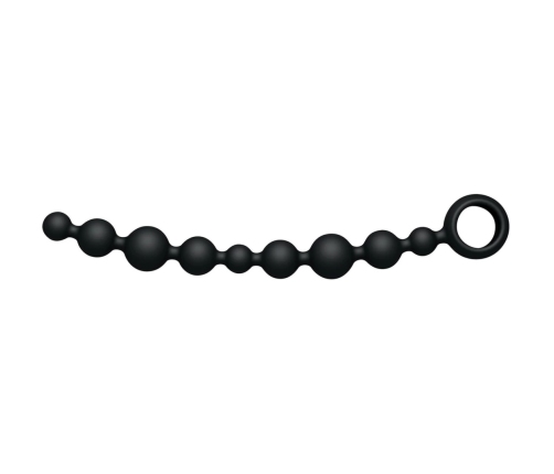 Joydivision Joyballs Long Black - Silicone Bead System 29.8 cm