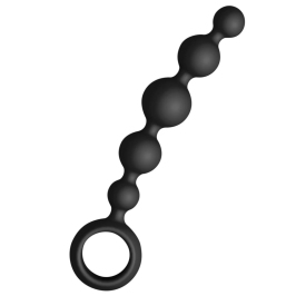 Joydivision Joyballs Anal Wave Short Black Medical Silicone 17.5cm