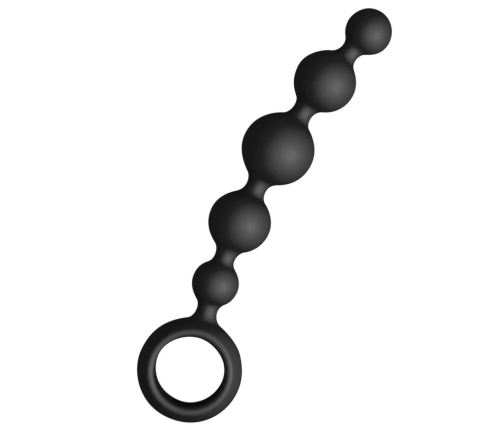 Joydivision Joyballs Anal Wave Short Black Medical Silicone 17.5cm