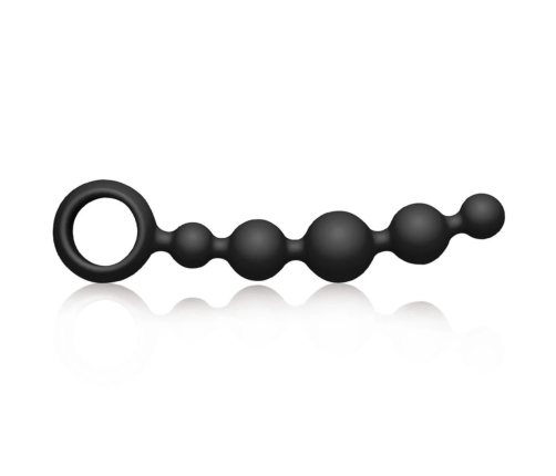 Joydivision Joyballs Anal Wave Short Black Medical Silicone 17.5cm