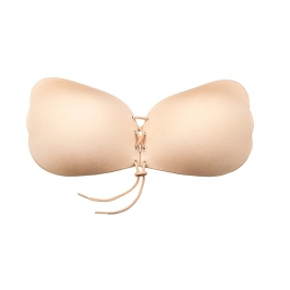 Bye Bra Lace-It Bra Cup C Nude - Adjustable Strapless Support