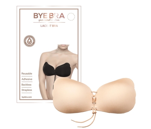 Bye Bra - Lace-It Bra Cup C Nude