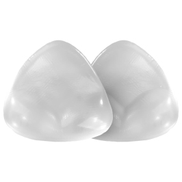 Bye Bra Waterproof Pads Clear - Invisible Support Inserts, 1 Pair