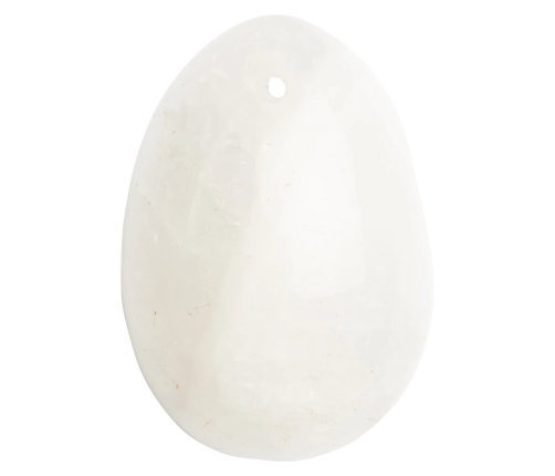 La Gemmes Yoni Egg Clear Quartz L - Natural Crystal Wellness Trainer 5cm