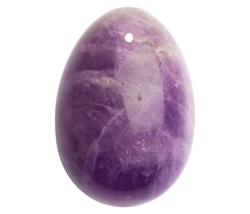La Gemmes Amethyst Yoni Egg L - Natural Gemstone Wellness Trainer 5x3.5cm
