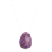 La Gemmes Amethyst Yoni Egg L - Natural Gemstone Wellness Trainer 5x3.5cm