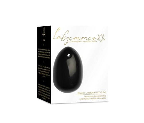 La Gemmes - Yoni Egg Black Obsidian M