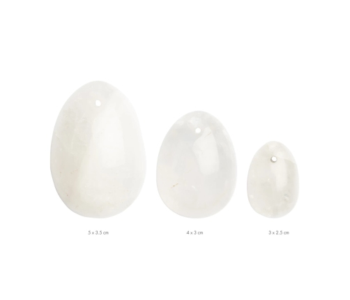 La Gemmes - Yoni Egg Set Clear Quartz