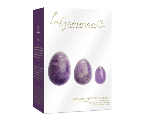 La Gemmes - Yoni Egg Set Pure Amethyst