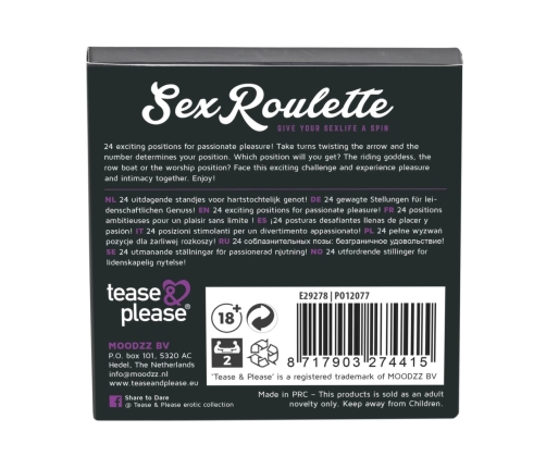 Sex Roulette Kamasutra