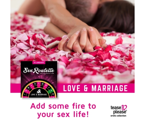 Tease & Please Sex Roulette Love & Marriage Game Multilingual Edition