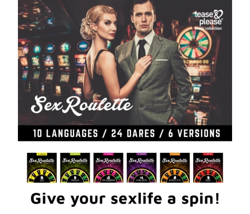 Tease & Please Sex Roulette Love & Marriage Game Multilingual Edition