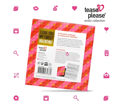 Loveboxxx Valentine Advent Calendar Multilingual 24-Day Surprise Set