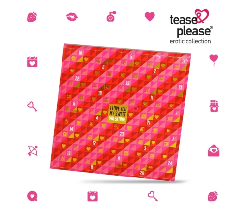 Loveboxxx Valentine Advent Calendar Multilingual 24-Day Surprise Set