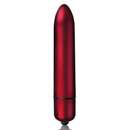 Rocks-Off Rouge Allure Compact Vibrating Bullet, 10 Functions, Red