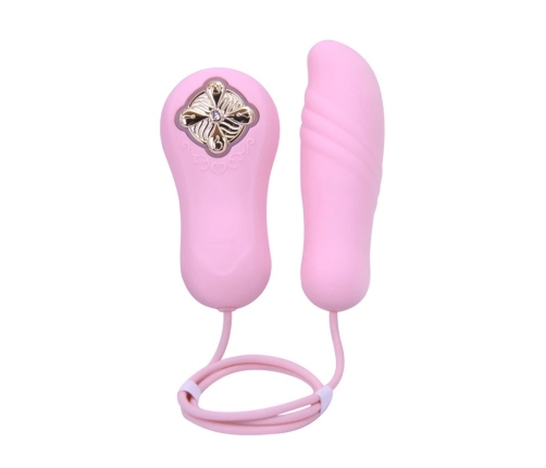 ZALO Temptation Preheating Bullet Thruster Pink - Swarovski, USB, Heating