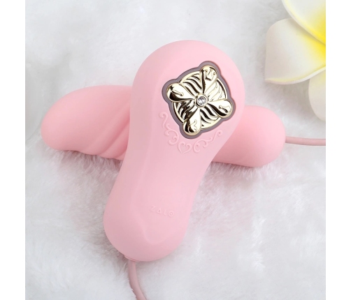 ZALO Temptation Preheating Bullet Thruster Pink - Swarovski, USB, Heating