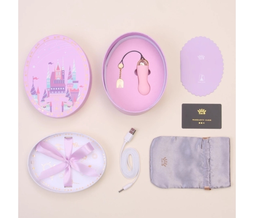 ZALO Baby Star Intimate Device Strawberry Pink, App-Controlled, 80mm