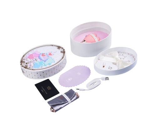 ZALO Baby Heart Pink - App-Controlled Silicone Body Massager Strawberry