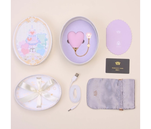 ZALO Baby Heart Pink - App-Controlled Silicone Body Massager Strawberry