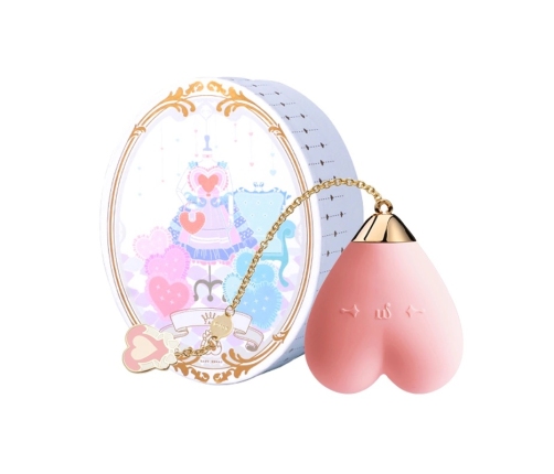 ZALO Baby Heart Pink - App-Controlled Silicone Body Massager Strawberry