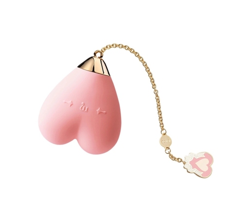 ZALO Baby Heart Pink - App-Controlled Silicone Body Massager Strawberry