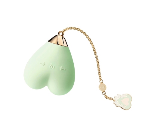 ZALO Baby Heart Melon Green - App-Controlled Luxury Massager, 18K Gold, IPX7