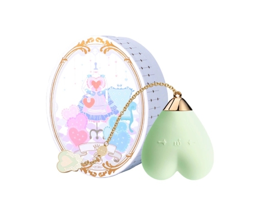 ZALO Baby Heart Melon Green - App-Controlled Luxury Massager, 18K Gold, IPX7