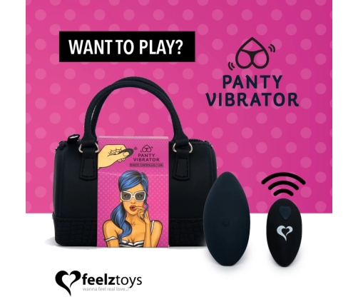 FeelzToys - Panty Vibe Remote Controlled Vibrator Black