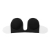 Bye Bra U-Style Support Bra Cup B Black - Adhesive, Low-Cut Solution