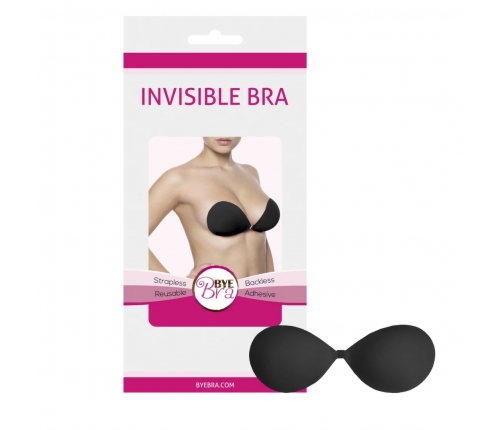 Bye Bra - Invisible Bra Cup B Black