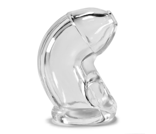 Oxballs Cock-Lock Chastity Device Clear - Flexible TPR System