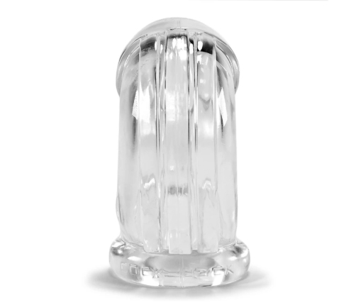 Oxballs Cock-Lock Chastity Device Clear - Flexible TPR System