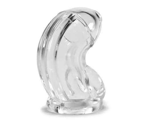 Oxballs Cock-Lock Chastity Device Clear - Flexible TPR System