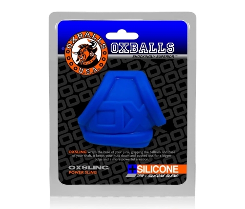 Oxballs Oxsling Cobalt Ice Anatomical Support Ring PLUS+SILICONE