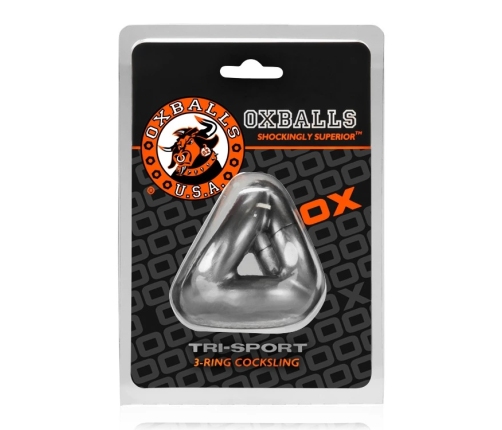 Oxballs Tri-Sport Steel Series Anatomical Support Ring 4.4 cm