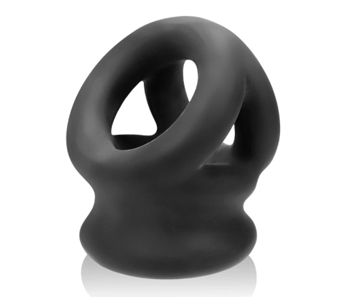 Oxballs - Tri-Squeeze Cocksling & Ballstretcher Black Ice