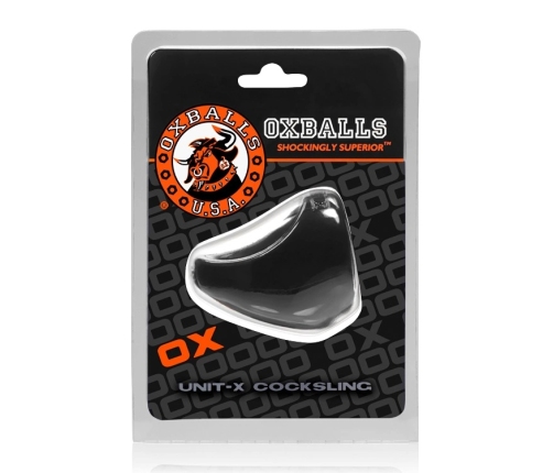 Oxballs UNIT-X Black Comfort Fit Intimate Support Ring