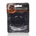 Oxballs Do-Nut 2 Intimate Ring Black - Thick Durable Flex TPR 5.1cm