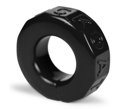 Oxballs Sprocket Black Silicone Support Ring - Flexible Thick Design