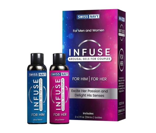 Swiss Navy Infuse 2-in-1 Żel stymulujący dla par 2x59ml zestaw