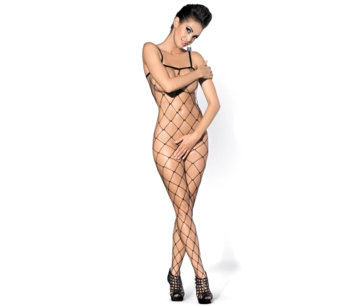 Obsessive Bodystocking N102 S/M/L siateczkowy czarny uniwersalny
