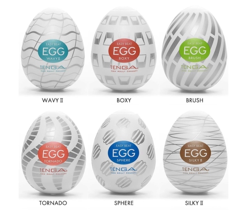 Tenga - Egg 6 Styles Pack Serie 3