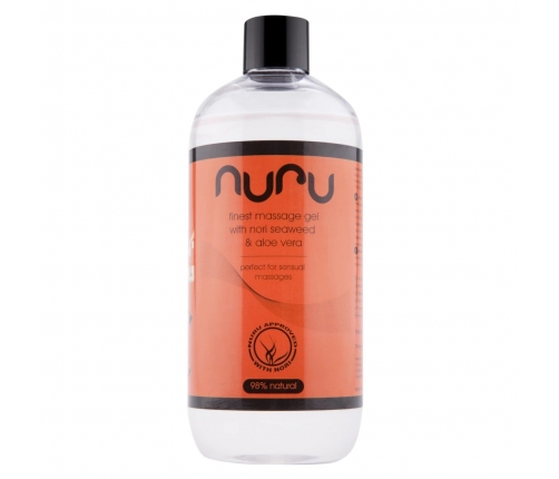 Nuru Massage Gel 500 ml - Moisturizing Formula with Nori Algae