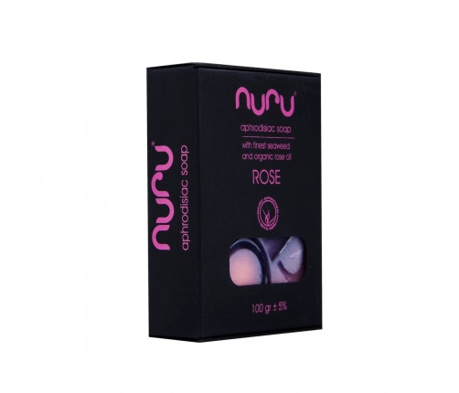 Nuru Soap Rose 100g - Handcrafted Natural Soap with Rose Aroma