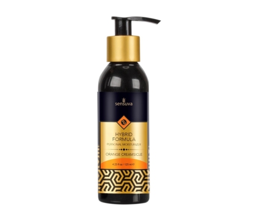 Sensuva Hybrid Kremowy Lubrykant Pomarańczowy 125ml, formuła wodno-silikonowa