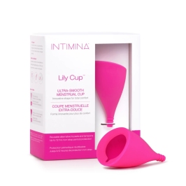 Intimina Lily Cup B - High-Capacity Anatomical Menstrual Cup, Pink